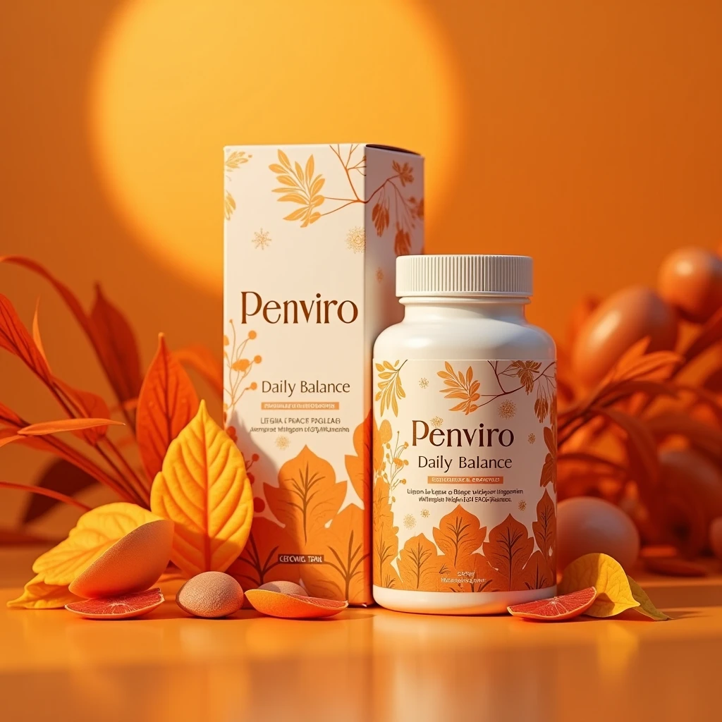 Penviro supplement bottle and packaging